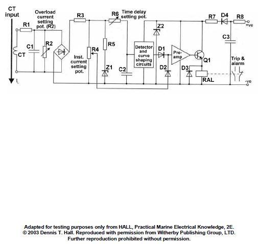 USCG illustration EL-0091 for Engine Electricity question 1482