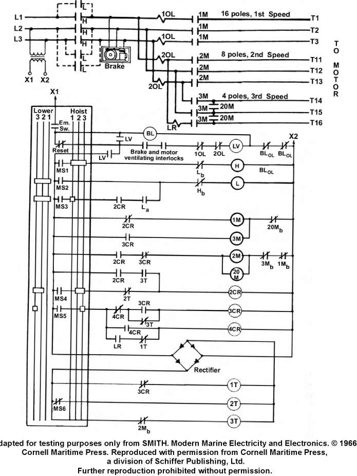 USCG illustration EL-0073 for Engine 2014 Electricity question 596